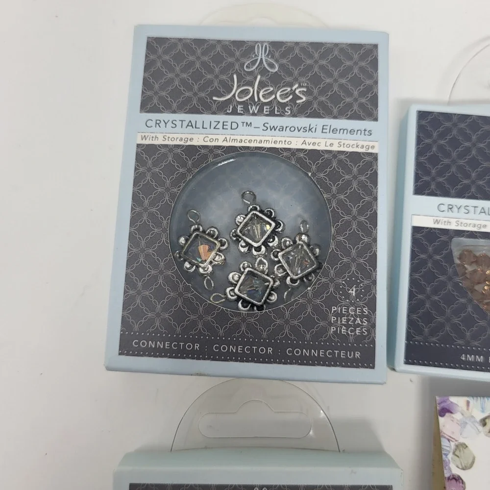 Bundle Jolee Crystalized Swarovski Jewelry Making Supplies Arts  Crafts Lot #12